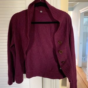 Margaret O’Leary Purple Cardigan